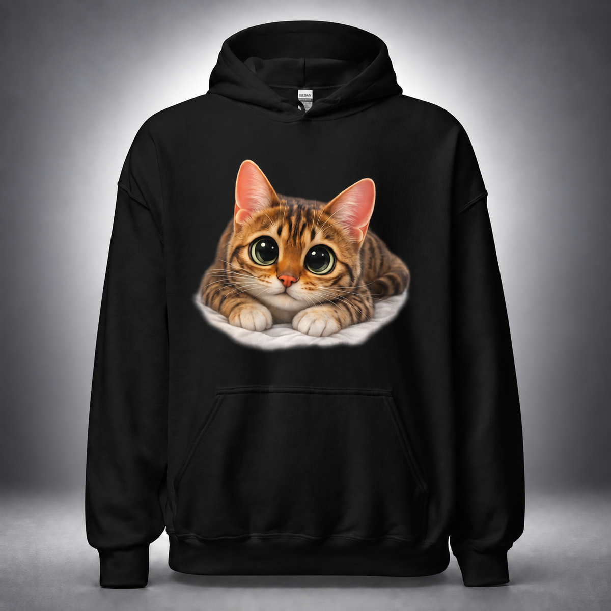 Orange Kitty Hoodie