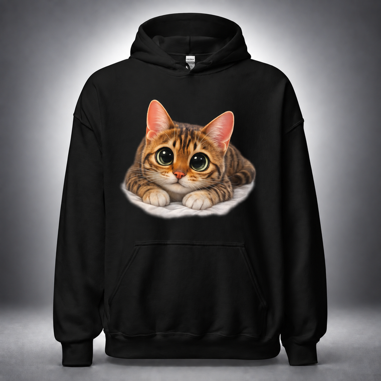 Orange Kitty Hoodie
