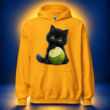 Lime Kitty Cat Hoodie