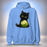 Lime Kitty Cat Hoodie