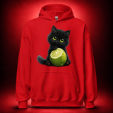 Lime Kitty Cat Hoodie