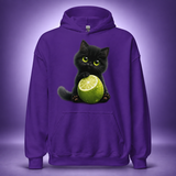 Lime Kitty Cat Hoodie