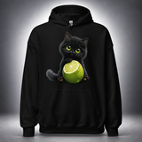Lime Kitty Cat Hoodie