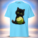 Lime Kitty Cat Tee