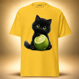 Lime Kitty Cat Tee