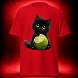 Lime Kitty Cat Tee