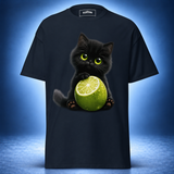 Lime Kitty Cat Tee