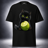 Lime Kitty Cat Tee