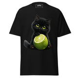 Lime Kitty Cat Tee