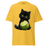 Lime Kitty Cat Tee