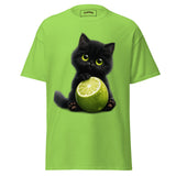 Lime Kitty Cat Tee