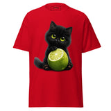 Lime Kitty Cat Tee
