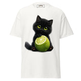 Lime Kitty Cat Tee