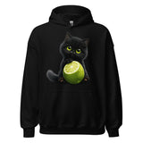 Lime Kitty Cat Hoodie