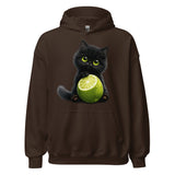 Lime Kitty Cat Hoodie