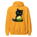 Lime Kitty Cat Hoodie