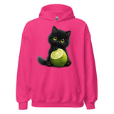 Lime Kitty Cat Hoodie