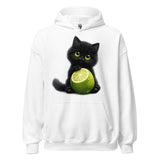 Lime Kitty Cat Hoodie